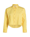 Cosette Crop Hi Low Shirt