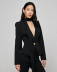 Romy Tie Neck Blazer