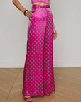 Pilar Wide Leg Pant Silk