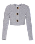 Grey Wool Cardigan