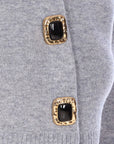 Grey Wool Cardigan