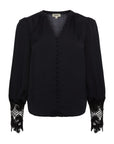 Ava Lace Cuff Blouse