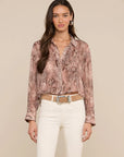 Cosette Crop Hi Low Shirt