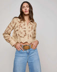 Seychelle Cropped Buttondown