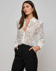 Anita Lace Button Up