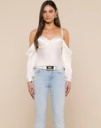 Saya Cold Shoulder Top