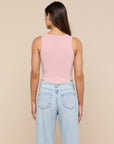 Dove Scoop Neck Knit Corset