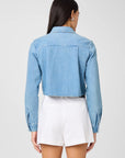 Tommy Cropped Denim Trench