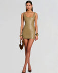 Mero Leather Dress