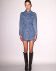 Denim Shirt Dress