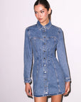Denim Shirt Dress