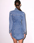 Denim Shirt Dress