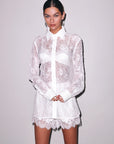 Juliet Lace Unisex Button Down