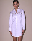 Poplin Button Down Dress