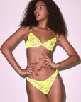 Le Stretch Lace Thong