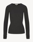 Fitted Crew Neck Long Sleeve T-Shirt