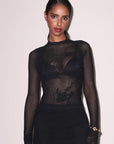 Pointelle Knit Top