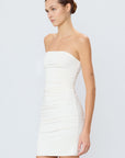 Rouched Tube Mini Dress