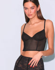 Mesh Longline Bustier