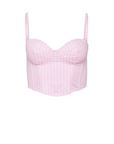 Hampton Poplin Cropped Bustier
