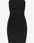 Rouched Tube Mini Dress