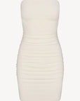 Rouched Tube Mini Dress