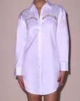Poplin Button Down Dress
