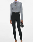 Grey Wool Cardigan