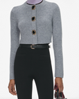 Grey Wool Cardigan