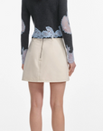 Grey Contrast Lace Jumper