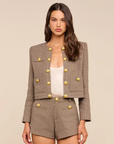 Kahlia Collarless Jacket