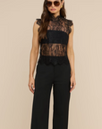 Tours Sleeveless Lace Top