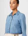 Tommy Cropped Denim Trench
