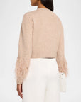 Bria Feather Cardigan