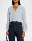 Bria Feather Cardigan