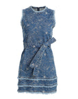 Mindie Garden Doodle Denim Dress