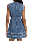 Mindie Garden Doodle Denim Dress