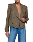 Xoey Cropped Trench