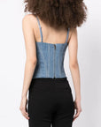 Denim Bustier Top