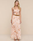 Torin Pleated Maxi Skirt