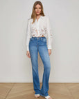 Seychelle Cropped Buttondown