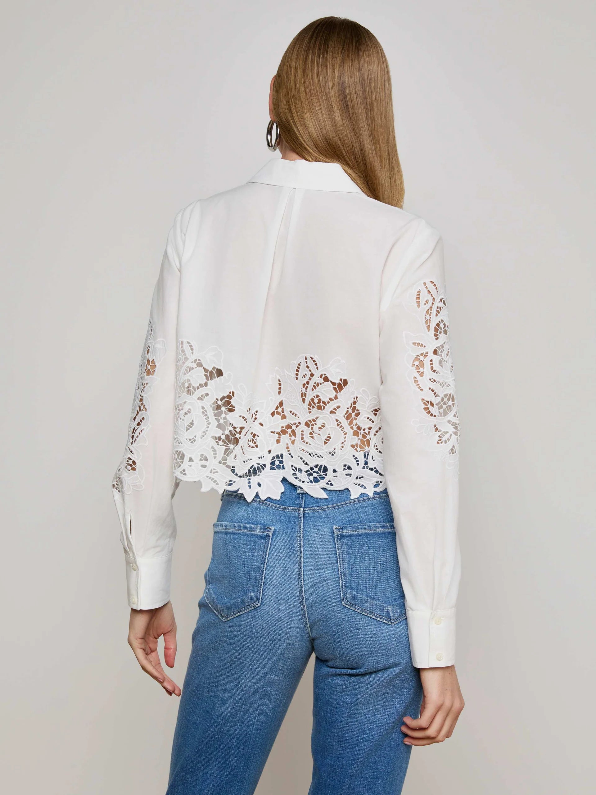 Seychelle Cropped Buttondown