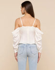 Saya Cold Shoulder Top