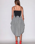 Colorblock Cupped Midi Dress