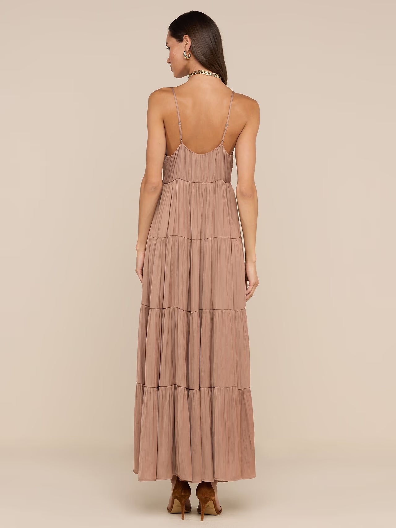 Lua Slvls Tiered Maxi Dress