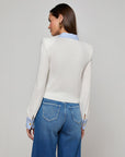 April Poplin Collar Pullover