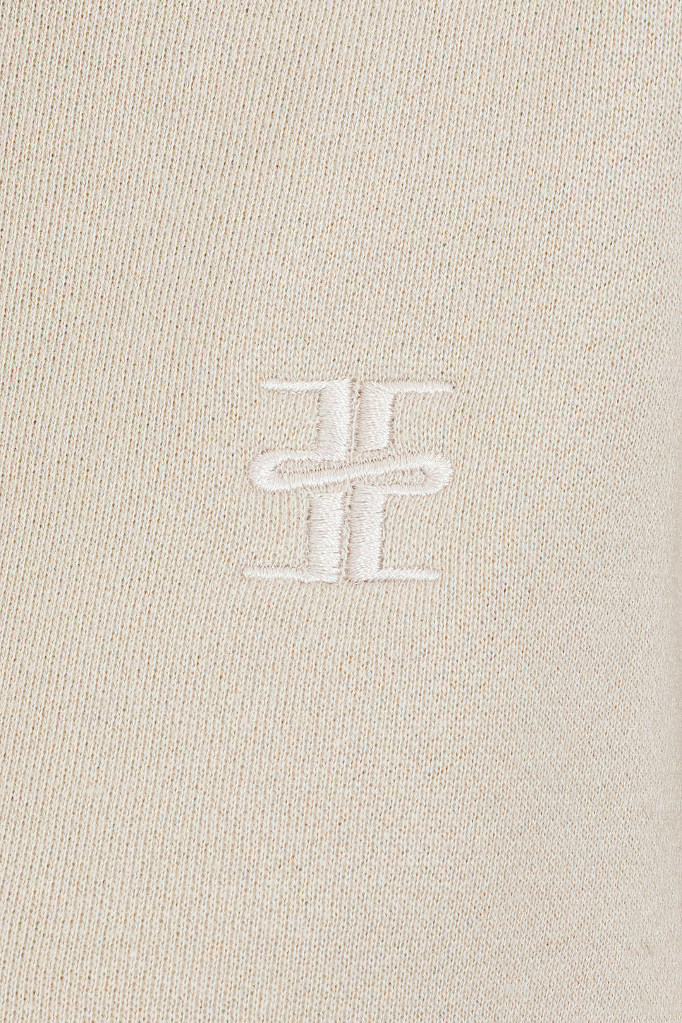 Cropped Half Zip Sweatshirt