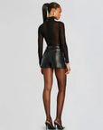 Naya Leather Short