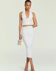 Pia Mesh Midi Skirt