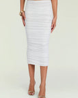 Pia Mesh Midi Skirt